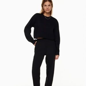 Aritzia black cropped sweater
